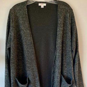 Charcoal gray LulaRoe long cardigan! L